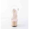 Pleaser - ADORE708 Sandale à bride à la cheville - Transparent/Marron Product image